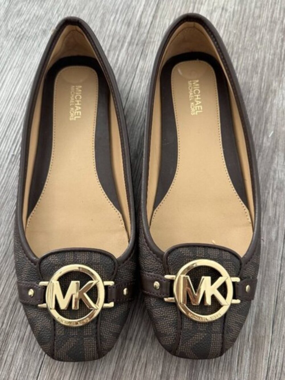 Michael Kors Fulton Studded Logo Moccasin